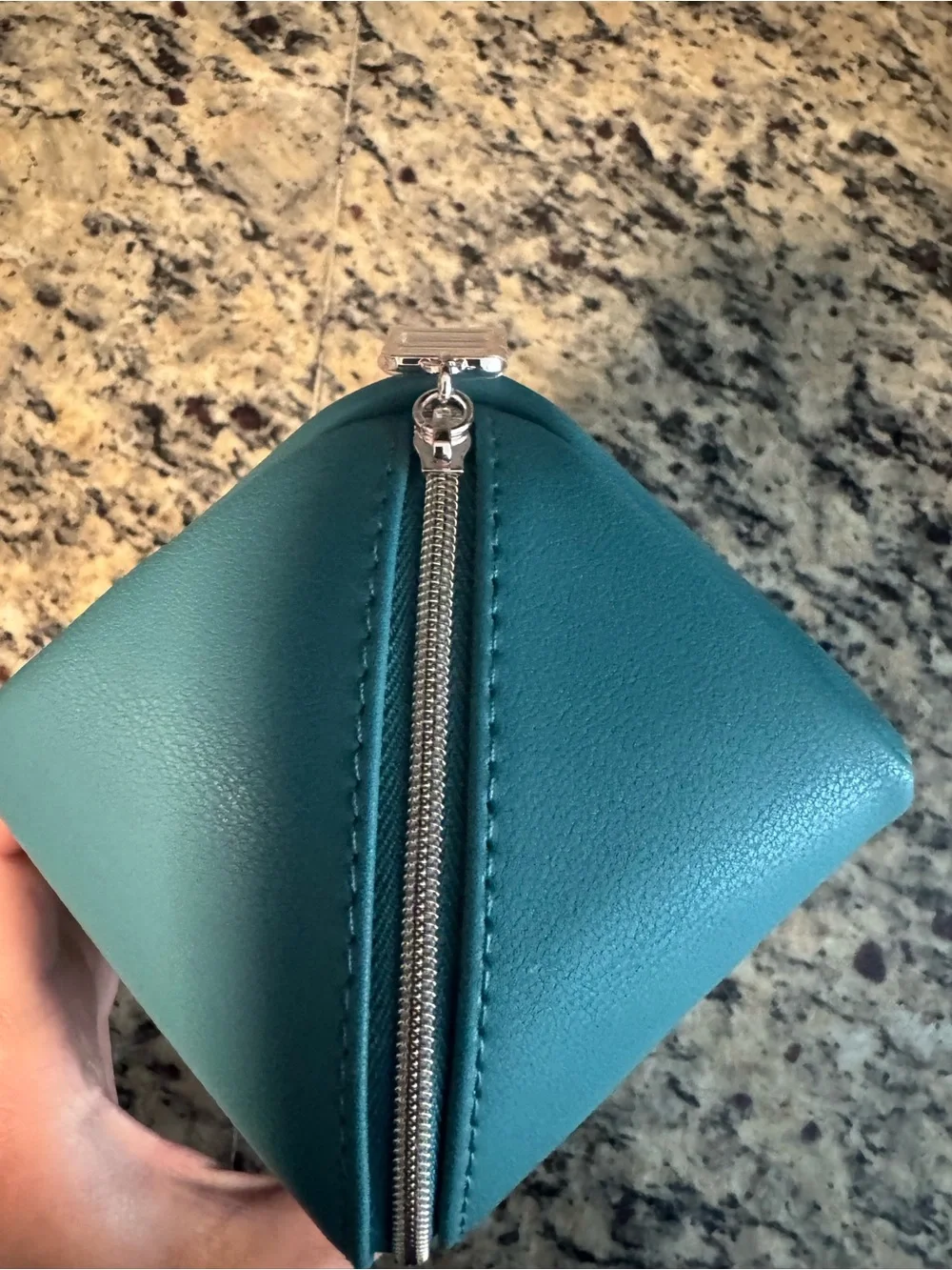 Brand New La Mer Leather Cosmetic Pouch